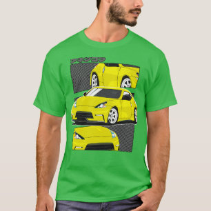 Camiseta Nissan amarillo 370z
