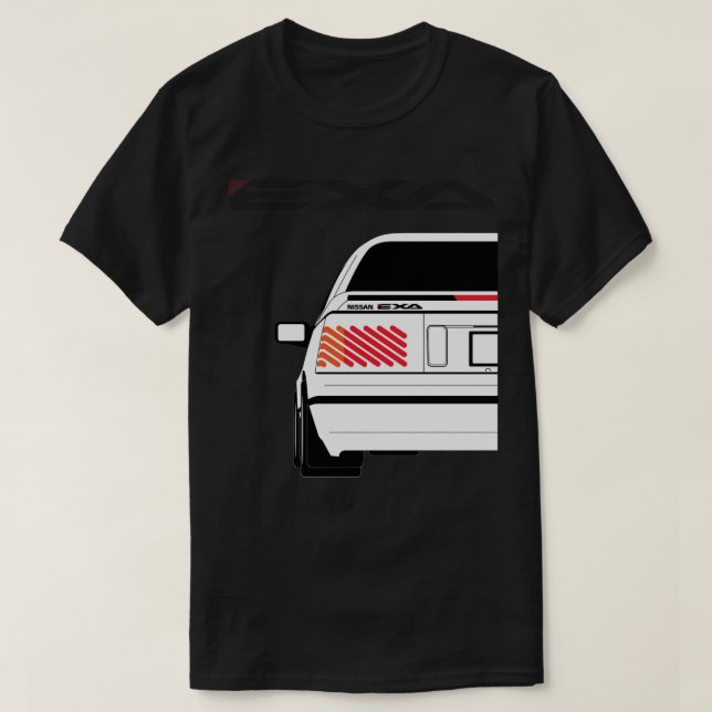 Camiseta Nissan Exa Coupe White (Diseño del anverso)