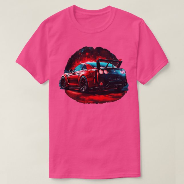 Camiseta Nissan GTR 4 (Diseño del anverso)