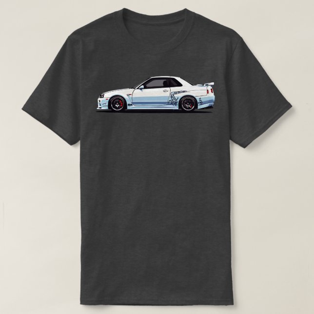 Camiseta Nissan Gtr R34 (Diseño del anverso)