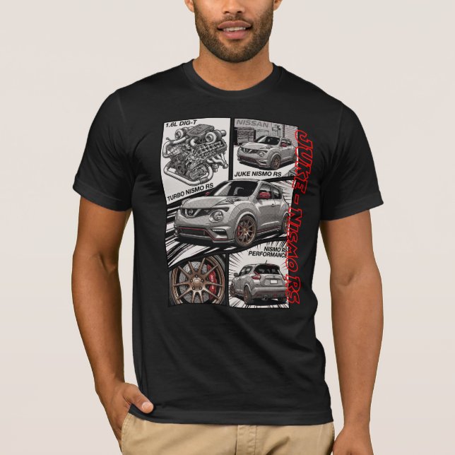 Camiseta Nissan Juke Nismo RS JDM Panel Manga (Anverso)