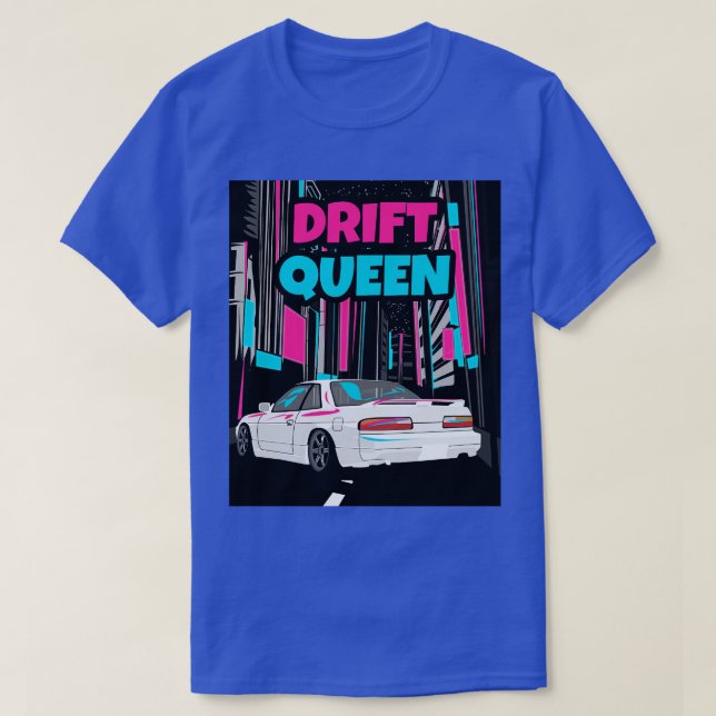 Camiseta Nissan Silvia s13 Drift Queen (Diseño del anverso)