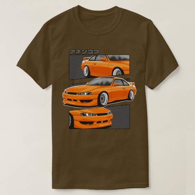 Camiseta Nissan Silvia s14 Kouki (Diseño del anverso)