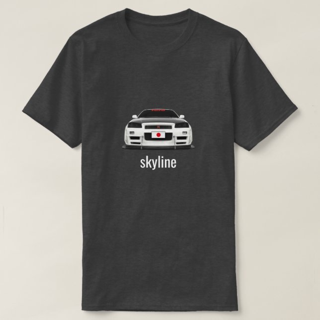 Camiseta Nissan Skyline (Diseño del anverso)