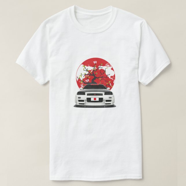 Camiseta Nissan Skyline (Diseño del anverso)