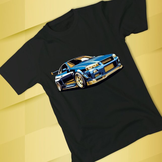 Camiseta Nissan Skyline GT-R34 Sportscar (Subido por el creador)