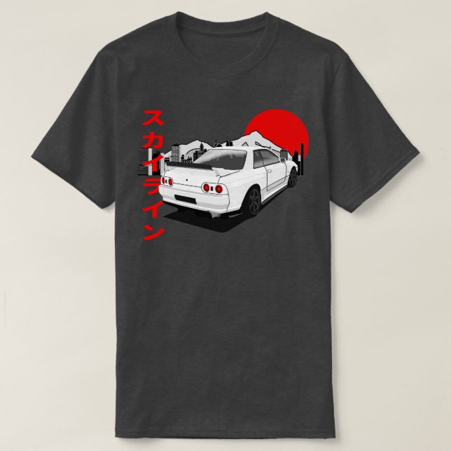 Camiseta Nissan Skyline GTR R32 (Diseño del anverso)