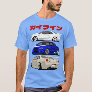 Camiseta Nissan Skyline gtr r34