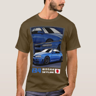 Camiseta Nissan Skyline R34