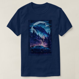 Camiseta Nissan Skyline R34 Blue Godzilla