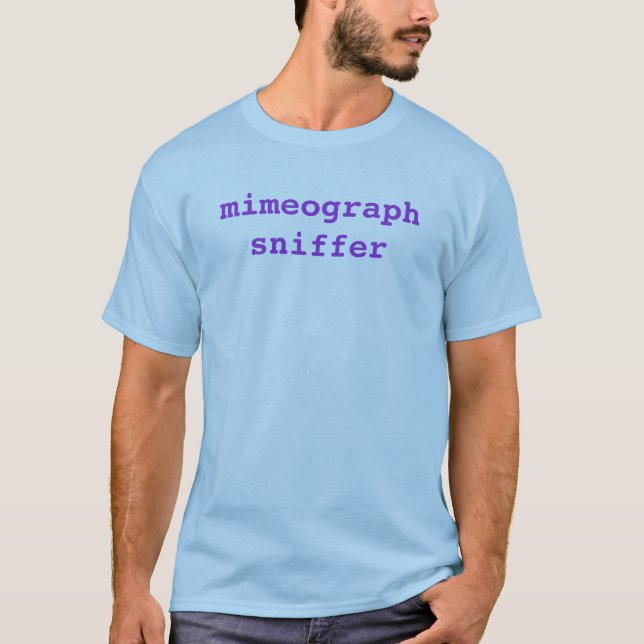 Camiseta nitrófilo mimeógrafo (Anverso)