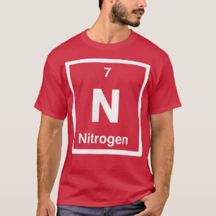 Camiseta Nitrogen - N - Tabla periódica de elementos - Cien