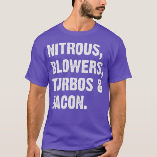 Camiseta Nitrous Blowers Turbos y Bacon