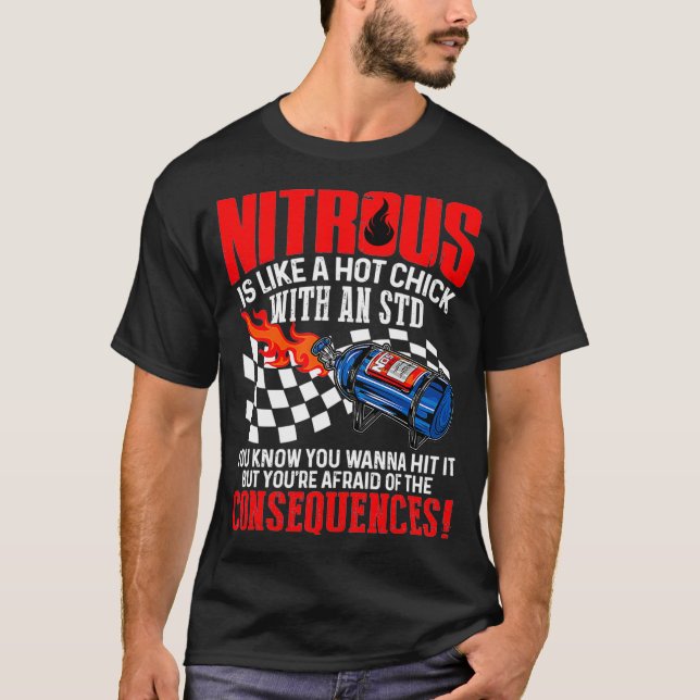 Camiseta Nitrous Es Como Un Chico Caliente Con Una ETS Que  (Anverso)