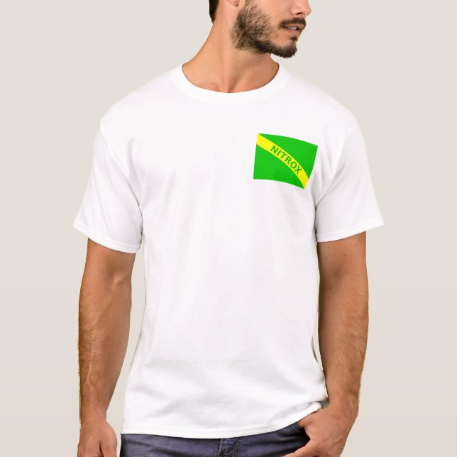 Camiseta Nitrox/bandera de la zambullida (Anverso)