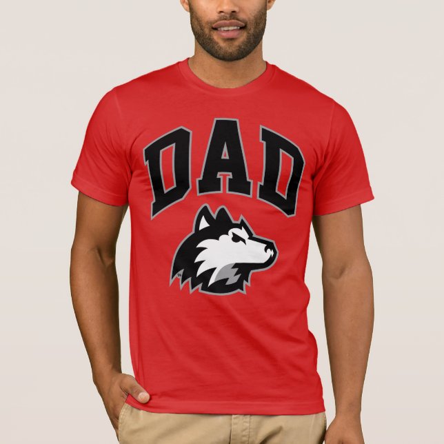 Camiseta NIU Huskies Dad (Anverso)