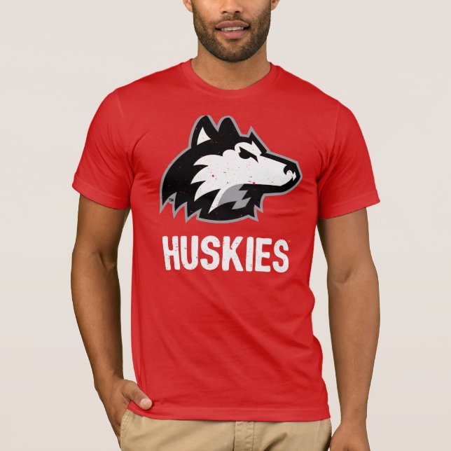 Camiseta NIU Huskies Doloridos (Anverso)
