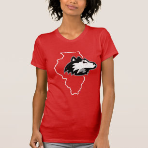 Camiseta NIU Huskies Estado Love
