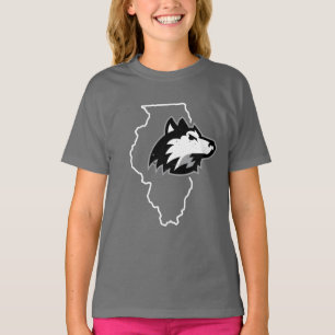 Camiseta NIU Huskies Estado Love