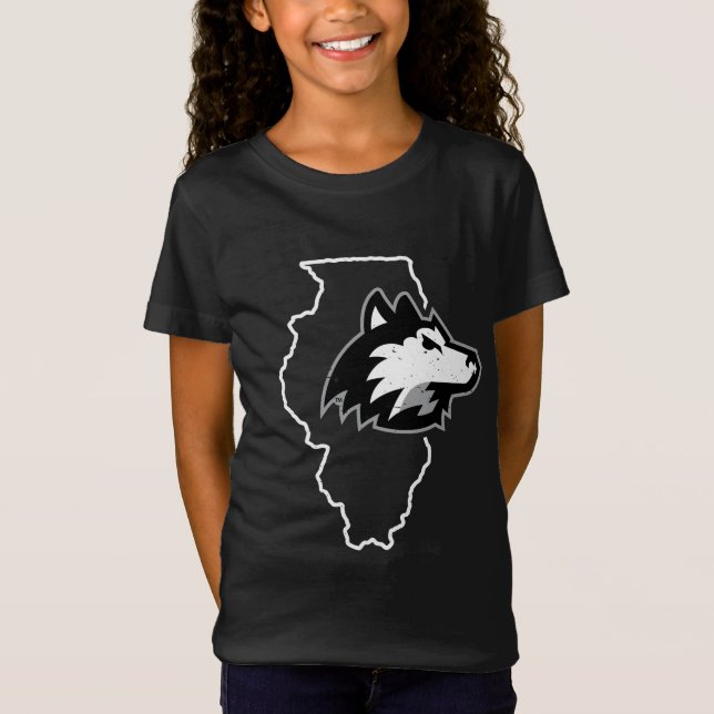 Camiseta NIU Huskies Estado Love (Anverso)
