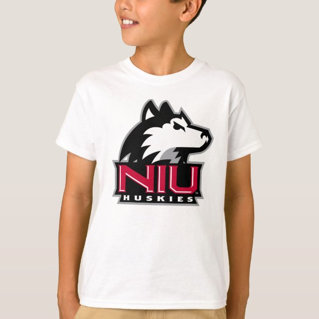 Camiseta NIU Huskies Wordmark (Anverso)