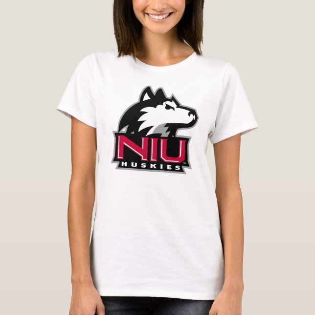 Camiseta NIU Huskies Wordmark (Anverso)