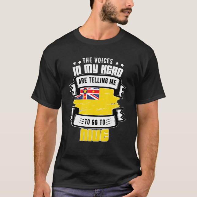 Camiseta Niue En Mi Cabeza (Anverso)