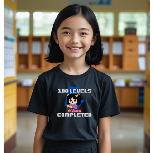 Camiseta Nivel 100 completado: 100 días escolares de los Ch (Subido por el creador)