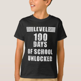 Camiseta Nivel 100 De la escuela desbloqueada el chico del 