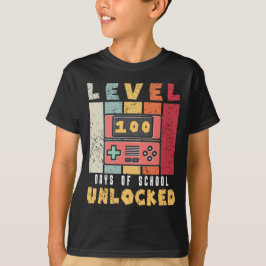 Camiseta Nivel 100 De la escuela desbloqueada el chico del 