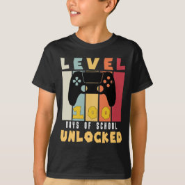Camiseta Nivel 100 De la escuela desbloqueada el chico del 
