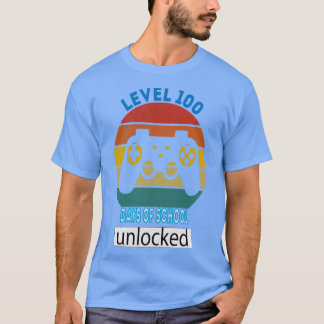 Camiseta nivel 100 días de clases sin llave 27