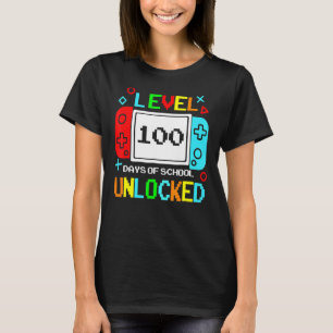 Camiseta Nivel 100 Días De Enseñanza Desbloqueados Videojue