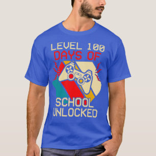 Camiseta Nivel 100 días de escuela sin bloqueo 8