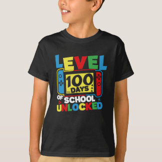 Camiseta Nivel 100 días de juego completo de videojuegos pa