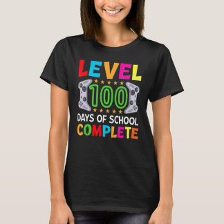 Camiseta Nivel 100 Días Escolares Completos Diez0 Días O