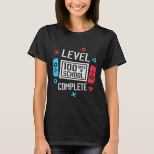 Camiseta Nivel 100 Días Escolares Videos Completos Smar Jue