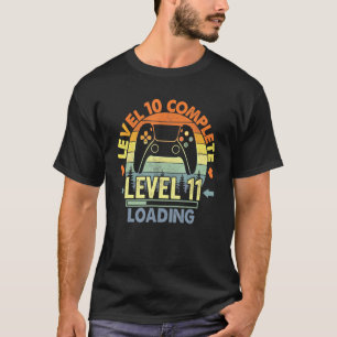 Camiseta Nivel 10 Aniversario Completo 10º Aniversario Boda