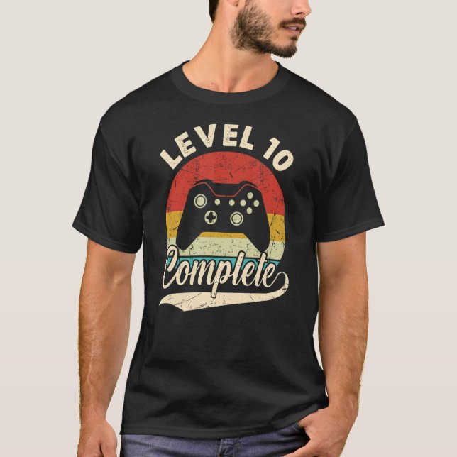 Camiseta Nivel 10 Complete el décimo aniversario Boda para  (Anverso)