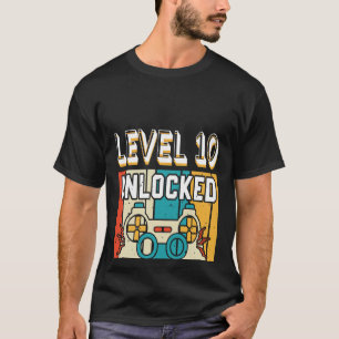 Camiseta Nivel 10 desbloqueado increíble desde 2012 10º cum