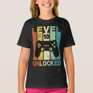 Camiseta Nivel 10 Desbloqueado - Jugador