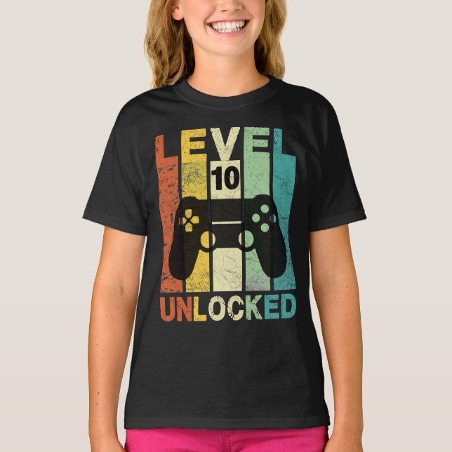 Camiseta Nivel 10 Desbloqueado - Jugador (Anverso)