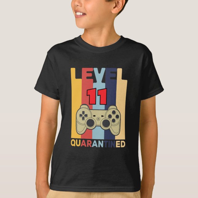 Camiseta Nivel 11 de cuarentenaDe (Anverso)