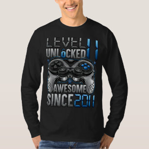Camiseta Nivel 11 desbloqueado increíble desde 2011 11º cum