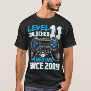 Camiseta Nivel 11 Desbloqueados Impresionantes Videojuego 2