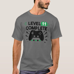 Camiseta Nivel 11 Juego completo de consola de videojuegos 