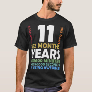 Camiseta Nivel 11 Videojuego desbloqueado 11º cumpleaños R