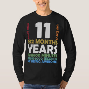 Camiseta Nivel 11 Videojuego desbloqueado 11º cumpleaños R