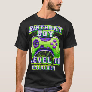 Camiseta Nivel 11 Videojuego desbloqueado 11º Jugador de Cu