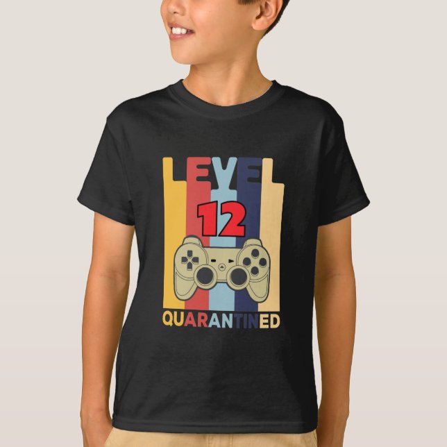 Camiseta Nivel 12 de cuarentenaDeIned (Anverso)